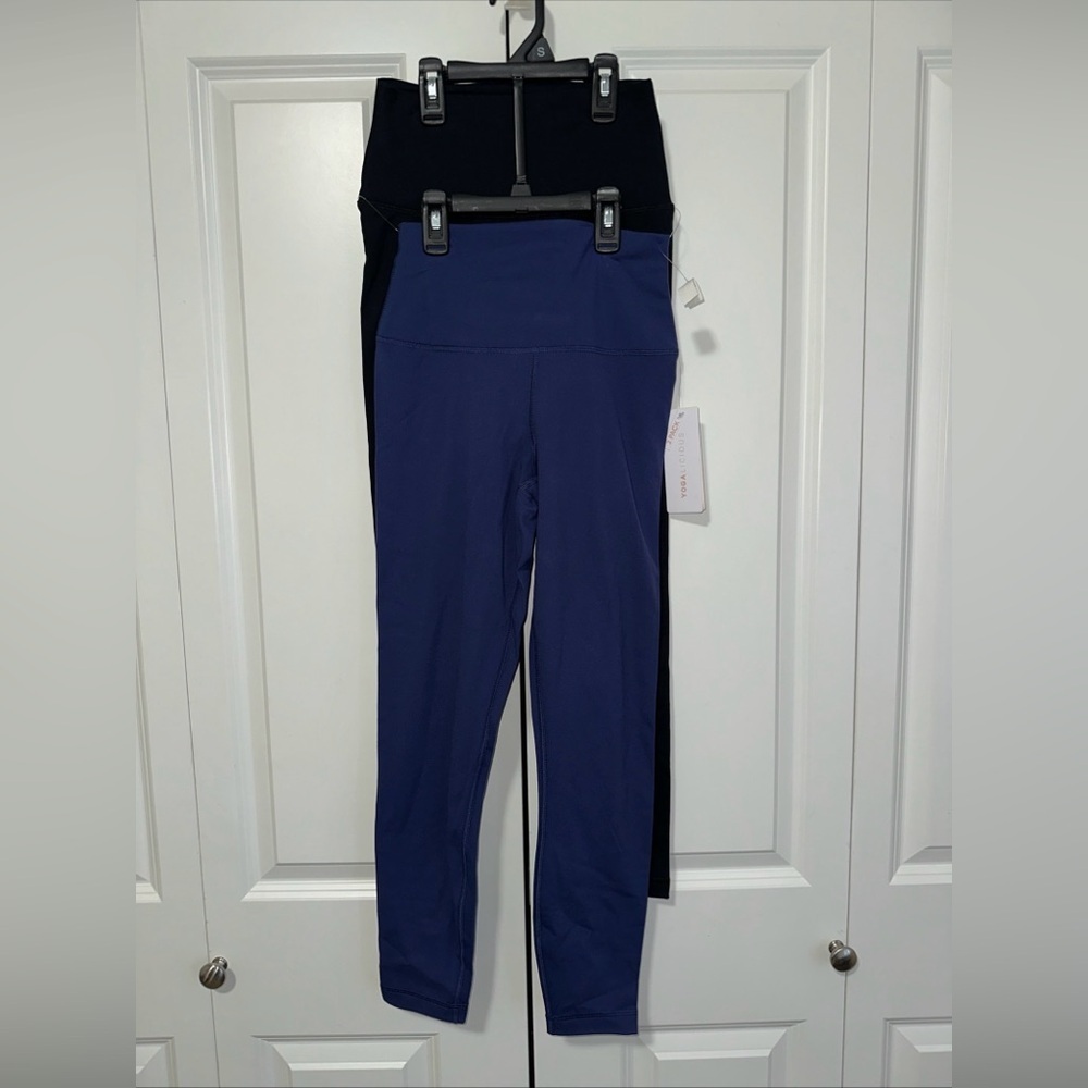 Yogalicious Polarlux Everyday 7/8 Tight 2 Pack S NWT Black/Blue